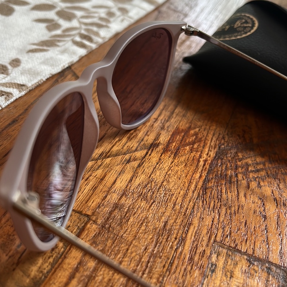 Ray Ban sunglasses. Color is cream - Picture 3 of 4